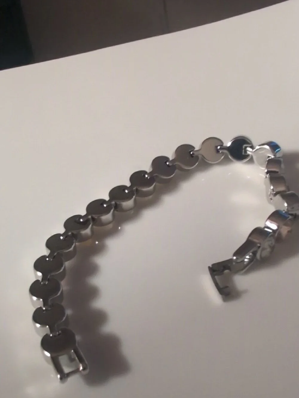 Touch Tone Silver Ice Crystal Tennis Bracelet - By Swarovski